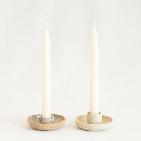 Stoneware Candleholder