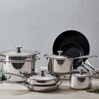 12 Piece Stainless Steel Cookware Set