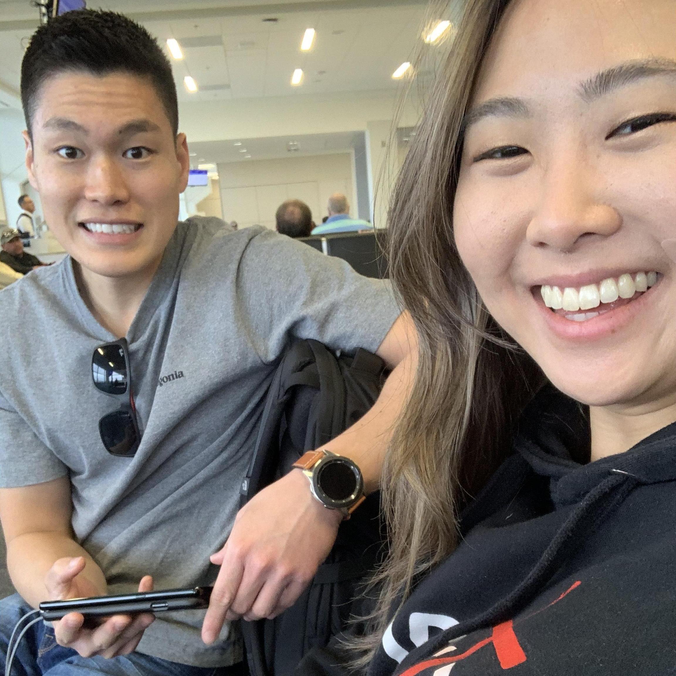 First flight together ever- Jersey for Thanksgiving!