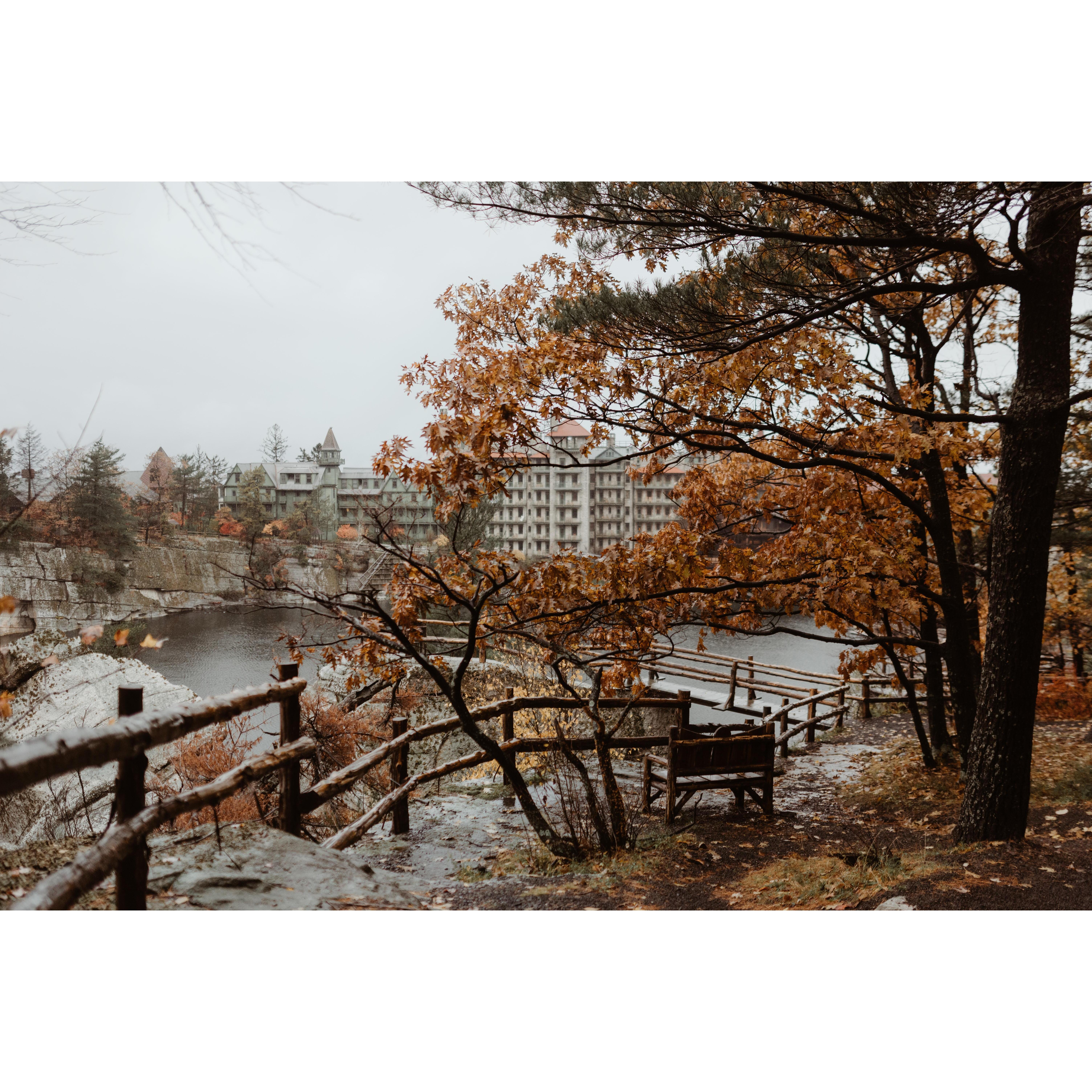 Our Engagement Shoot set at one of our favorite places, Mohonk Mountain House, nearby in the Catskills