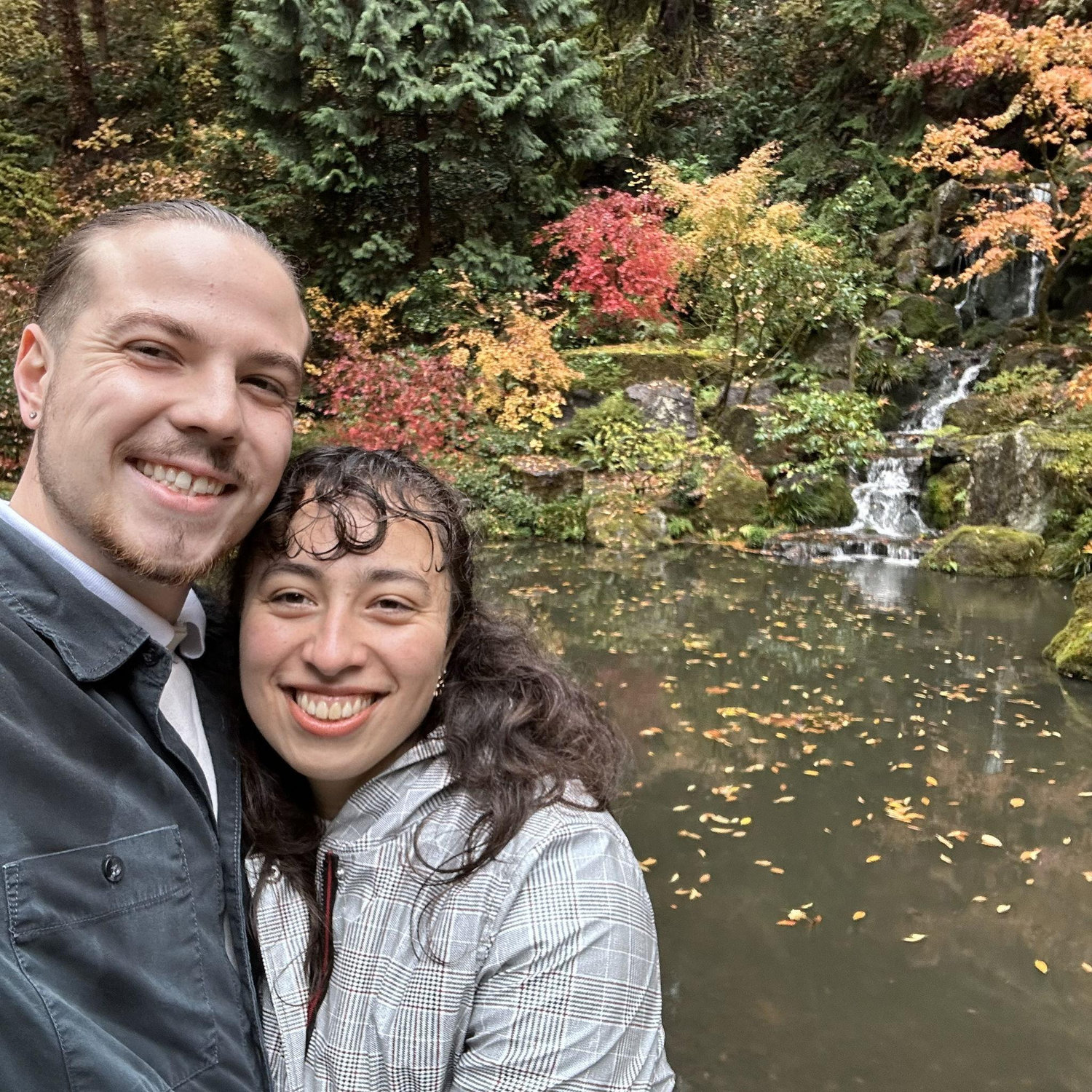 six month anniversary at the Japanese Garden