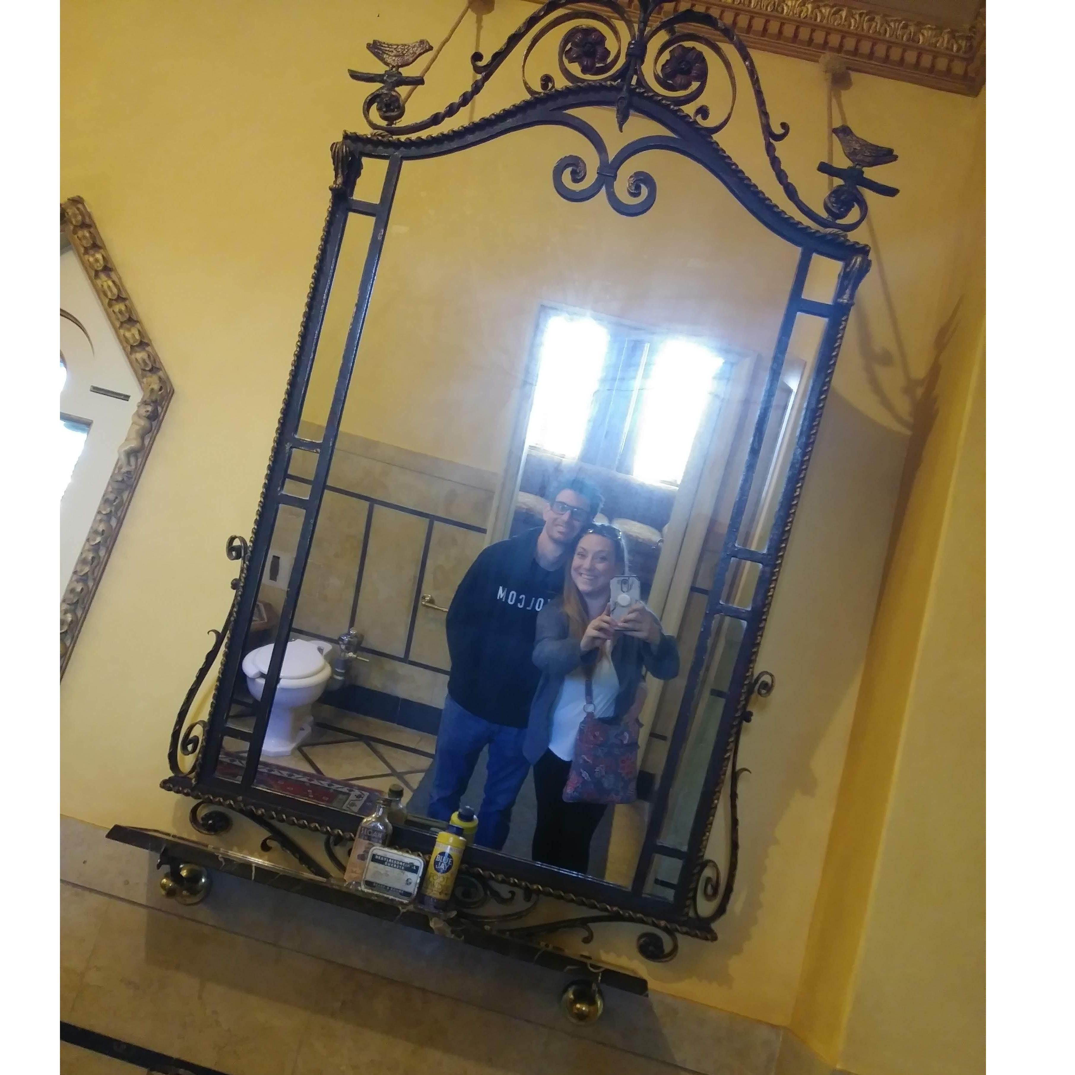 We spent Superbowl at Hearst Castle
