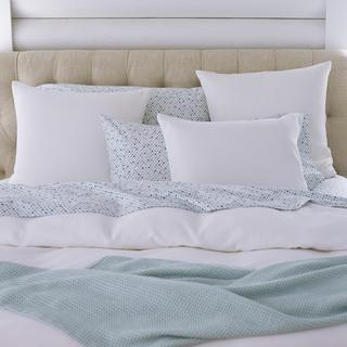 Watercolor Printed Diamond 4- Piece Organic Sheet Set