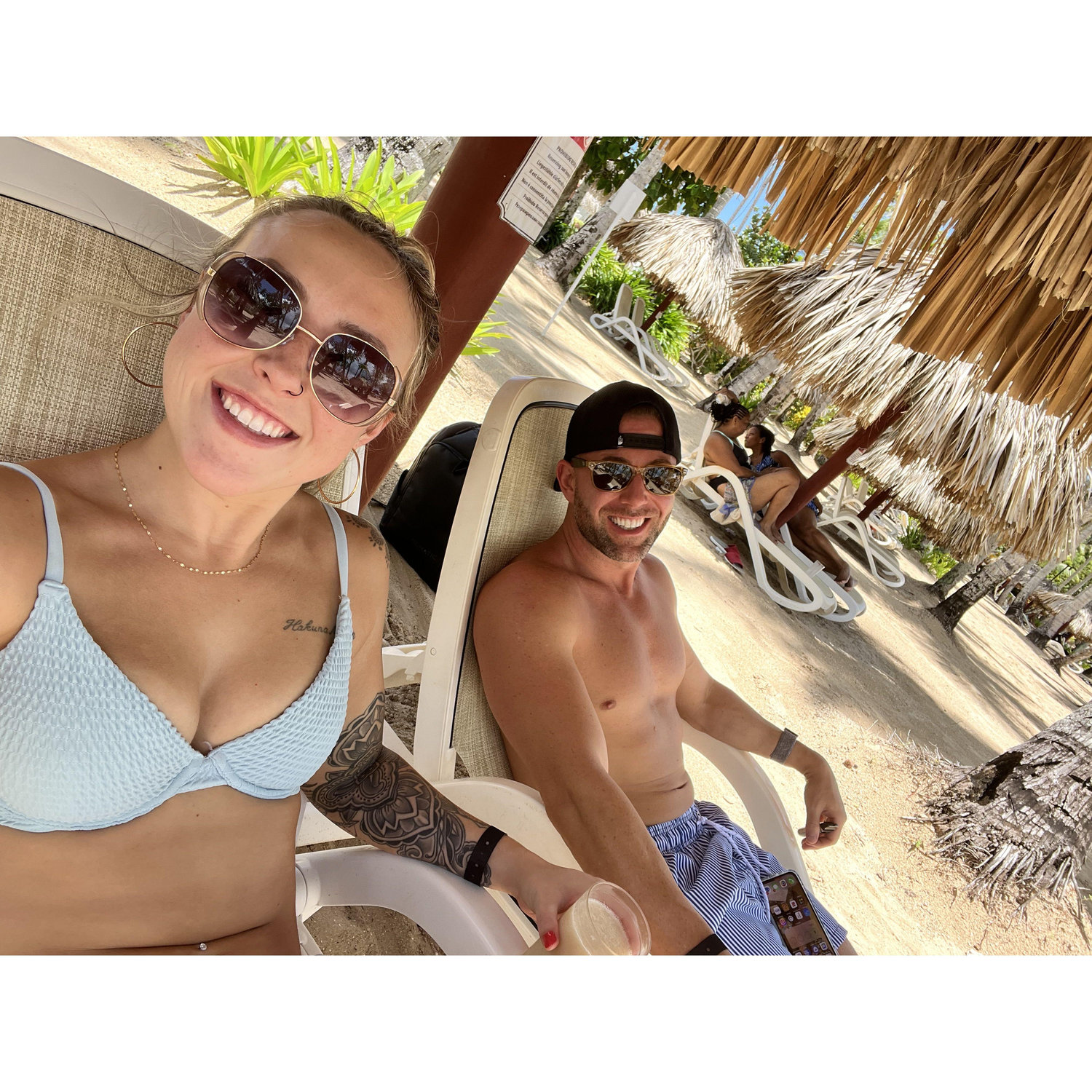 We traveled all over during our first year dating! Our first time in DR!