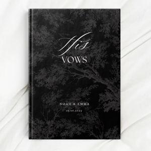 Classic Blue Customizable "His Vows" Book - Etsy