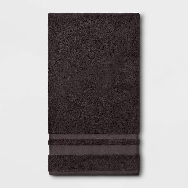 Dark Brown Performance Bath Towel