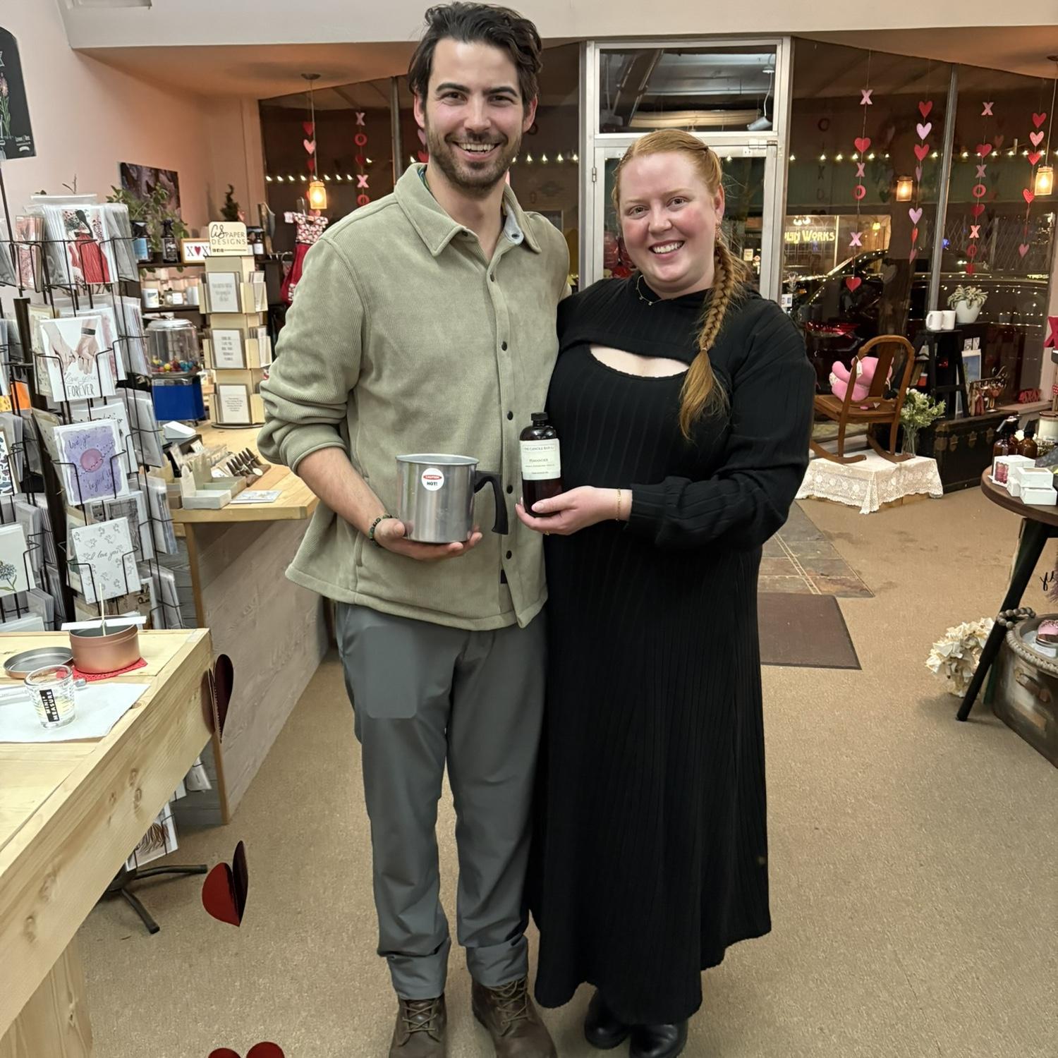 Candle making class in the Garland District of Spokane