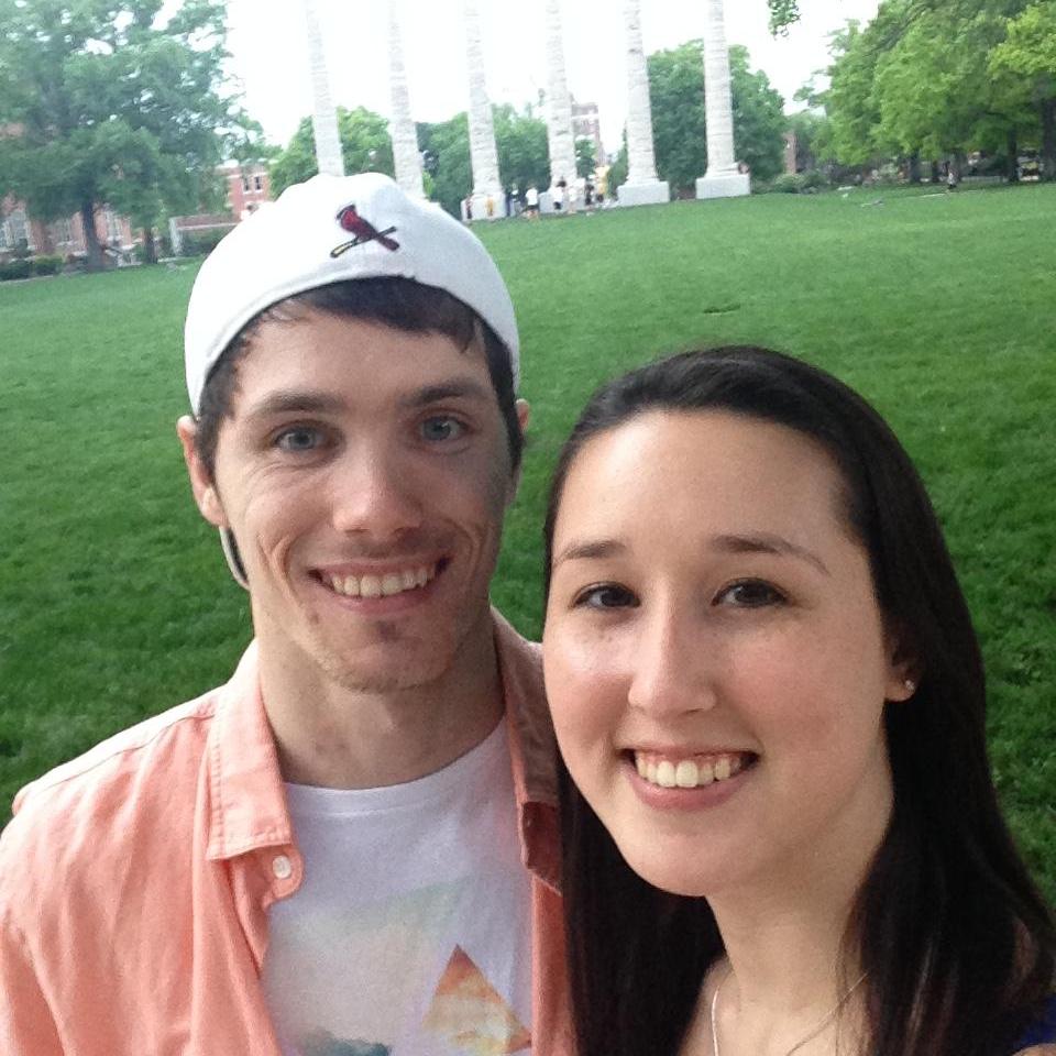 Enjoying the day walking around Mizzou!
