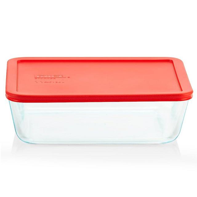 Pyrex Rectangular Glass Food Storage with Lid 6cup 1pc – The Cuisinet