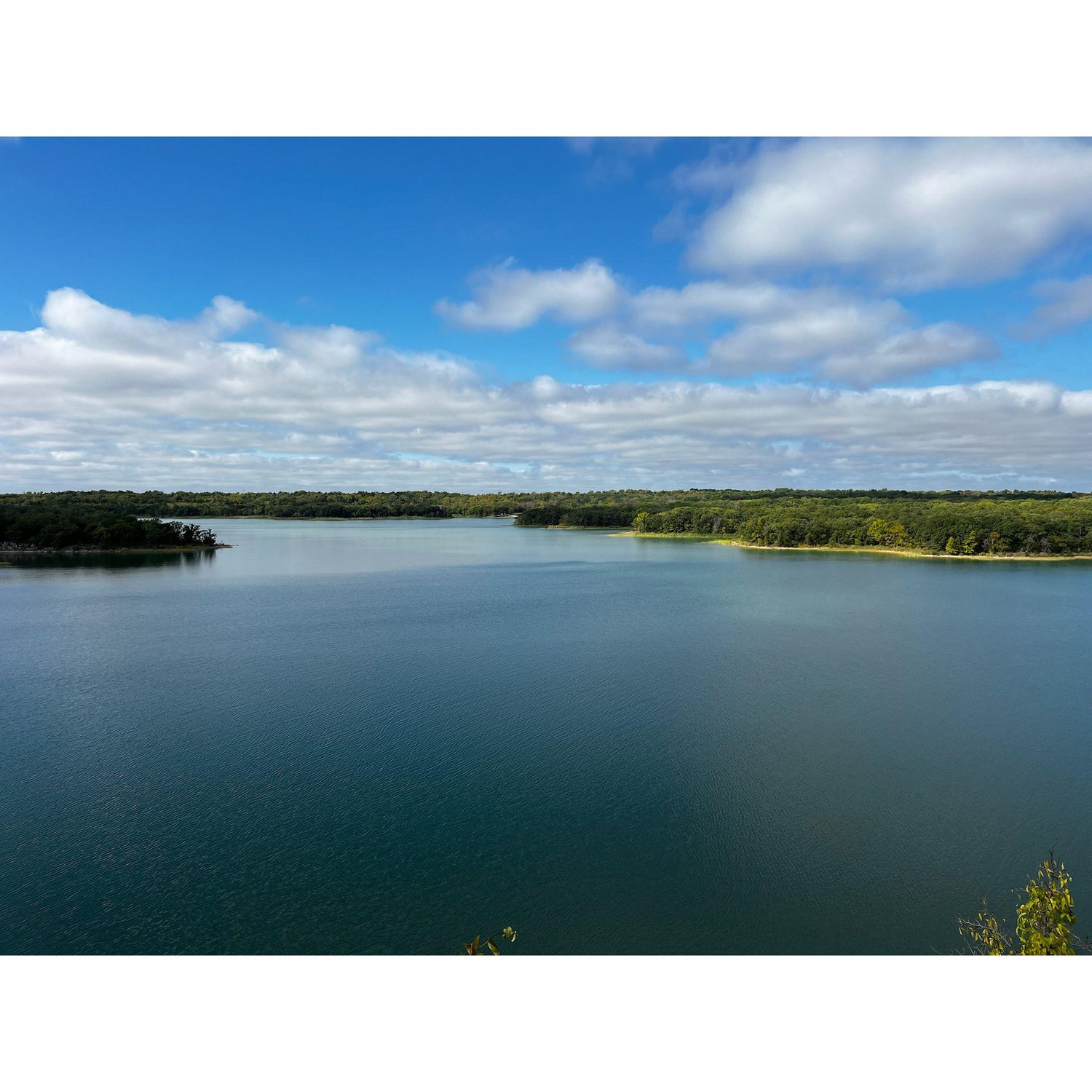 The view from the top of Tucker Tower