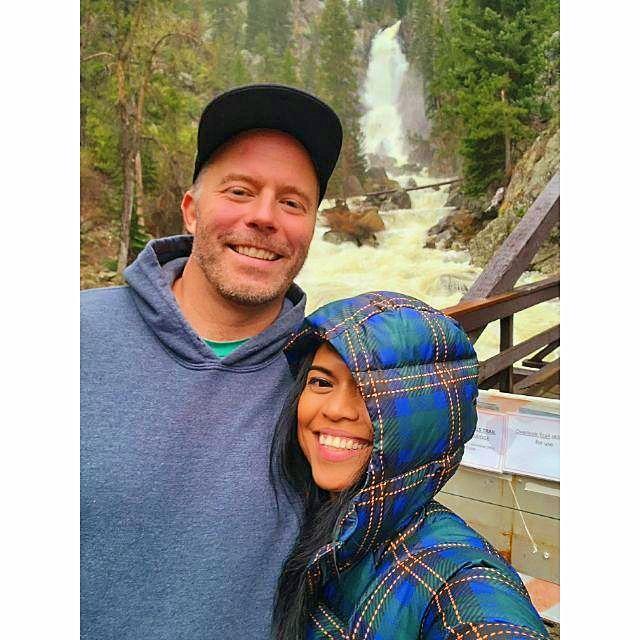 At Fish Creek falls in Steamboat Springs, CO.