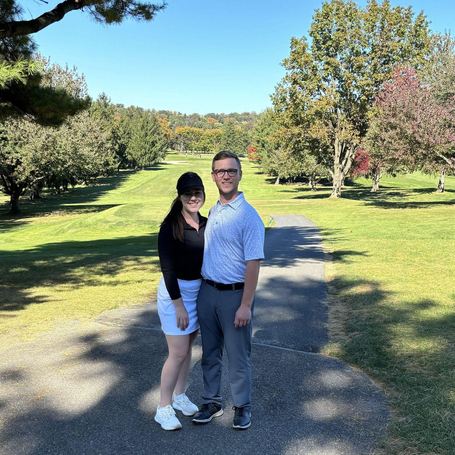 Kenzi's first 18 holes for Nate’s birthday last year.
