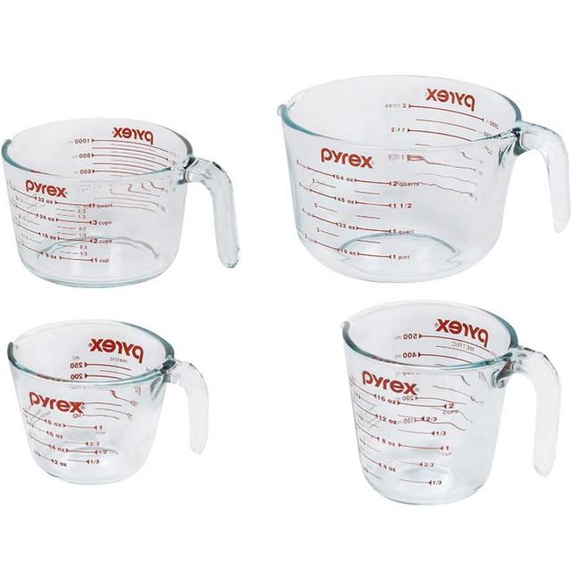 Pyrex - liquid measuring cups (set of four)
