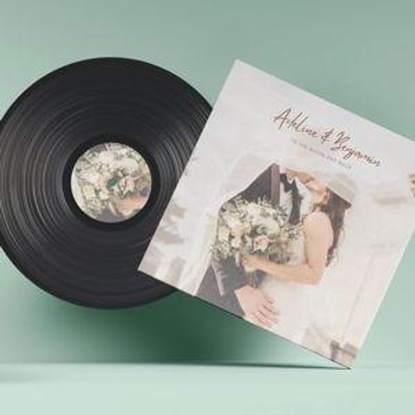 Custom Vinyl Wedding Record