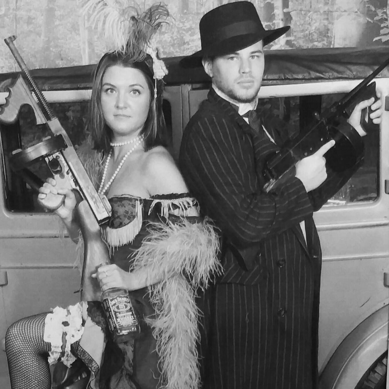 We made one heck of a Bonnie and Clyde!