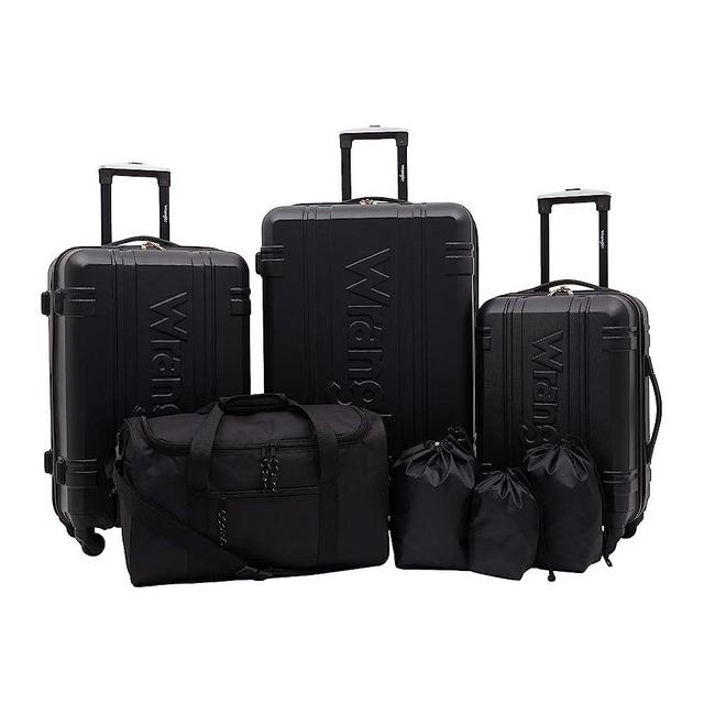 Wrangler Venture Luggage and Travel, Black, 7-Piece Set