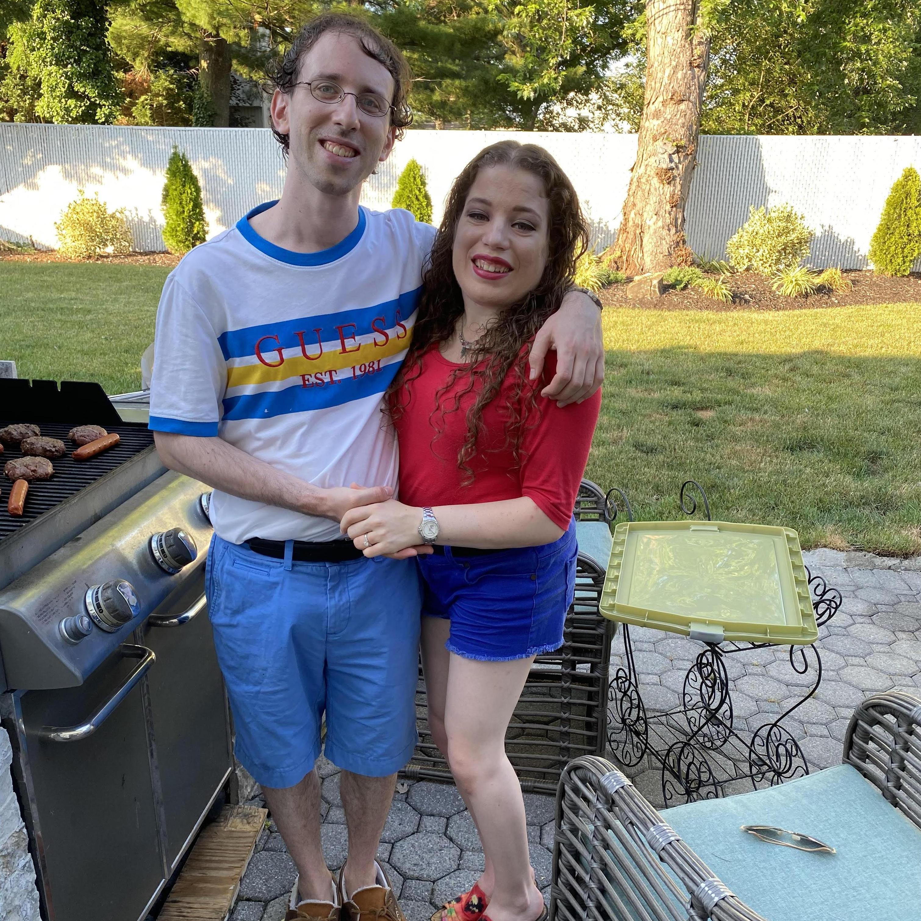 Having a BBQ in our new home.
July 4, 2020