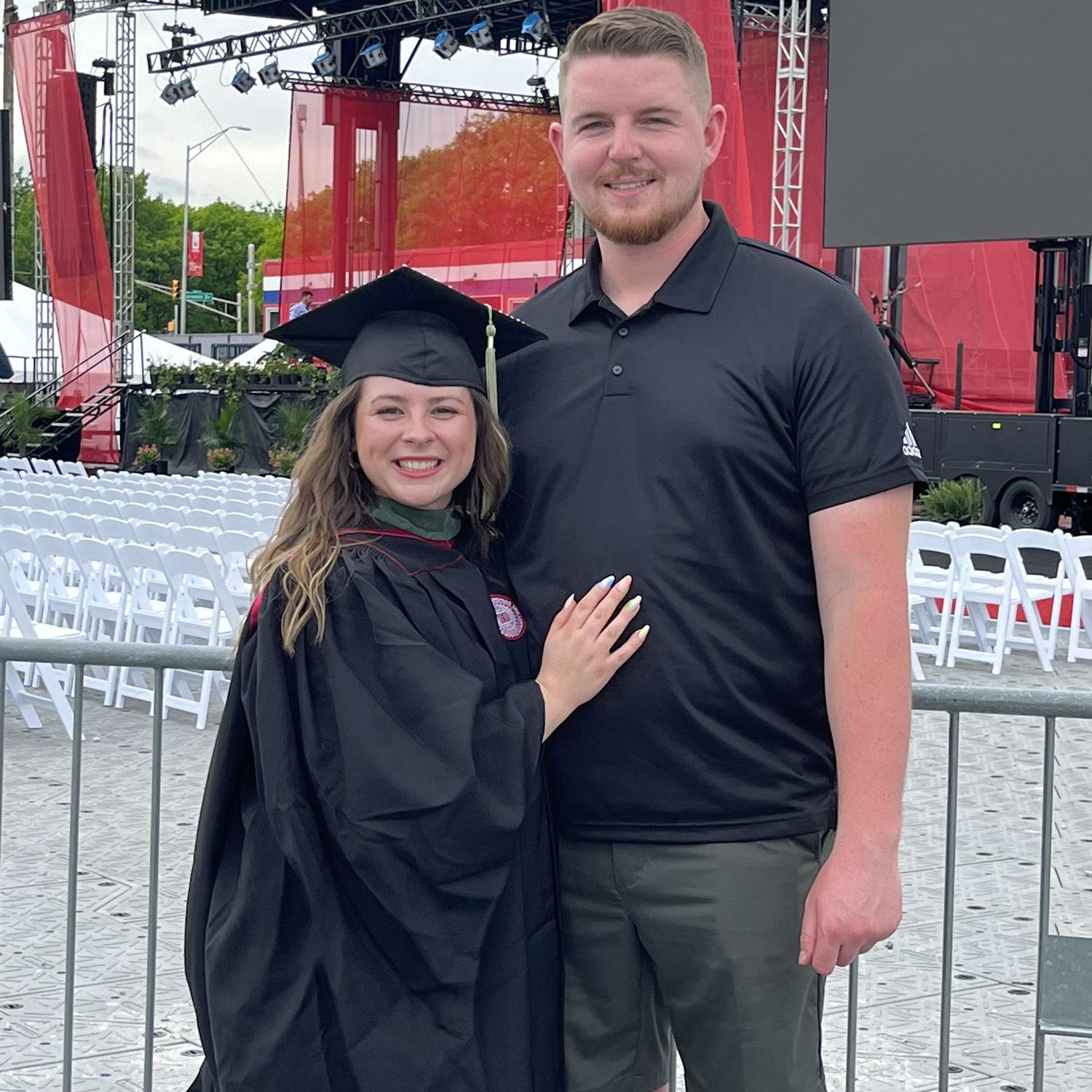 Maddie's Master's graduation!