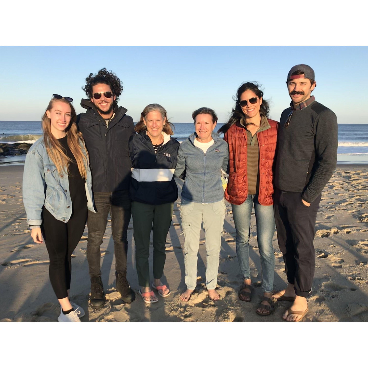 Family photo in Rehoboth Beach, DE