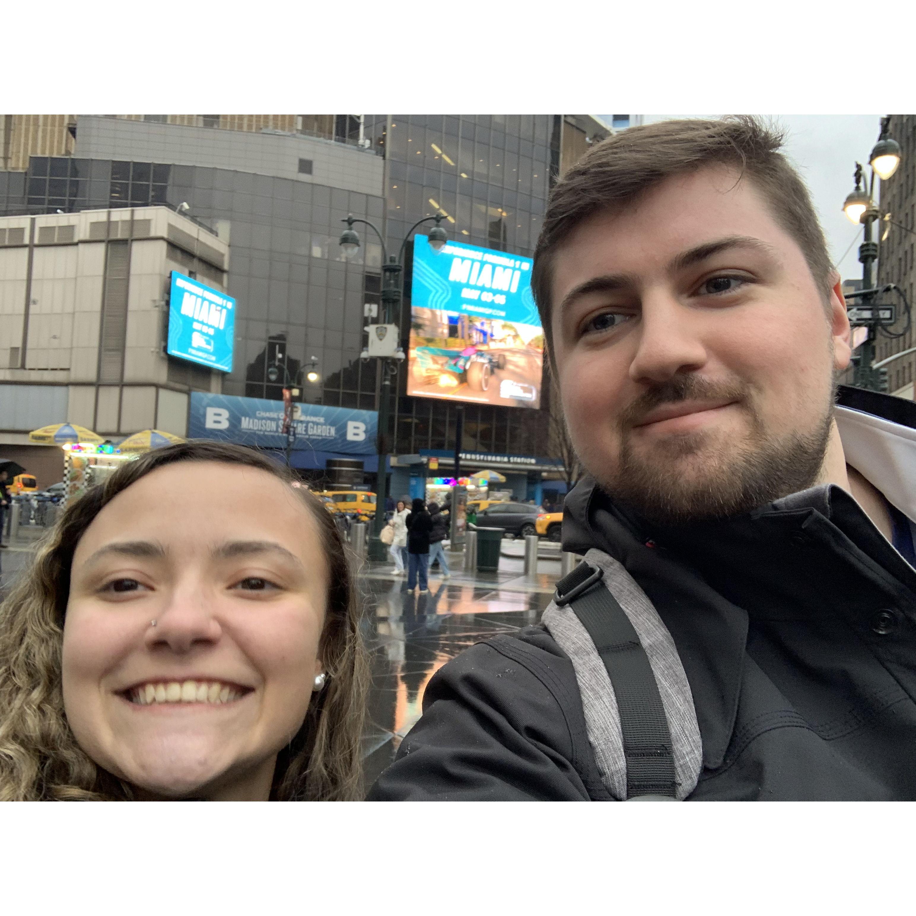 New York trip! We took the Amtrak from Odenton to New York to see Chicago where Lauren's favorite reality TV star Ariana Madix