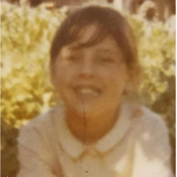 Debra around 8 years old