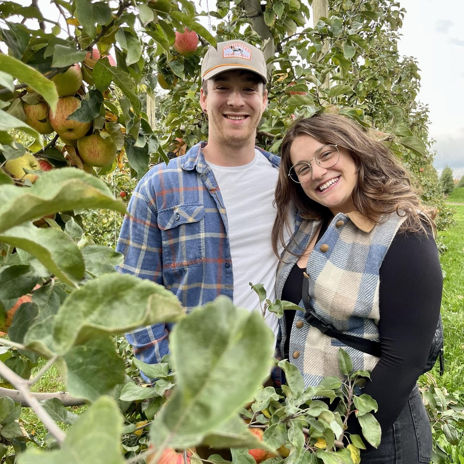 Apple picking at the orchards... No apples were actually picked, but mini doughnuts and cider was had! (2023)