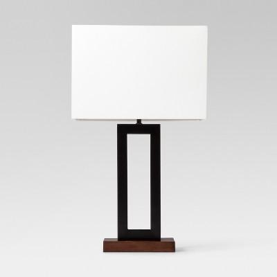 Weston Window Pane Table Lamp Black Includes Energy Efficient Light Bulb - Project 62™
