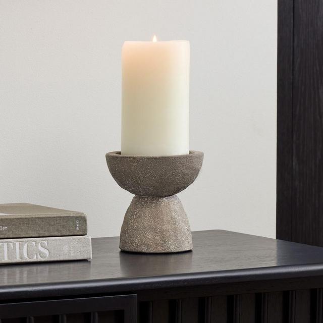 Shape Studies Candle Holders, Candle Holder, Sand, Ceramic, Large