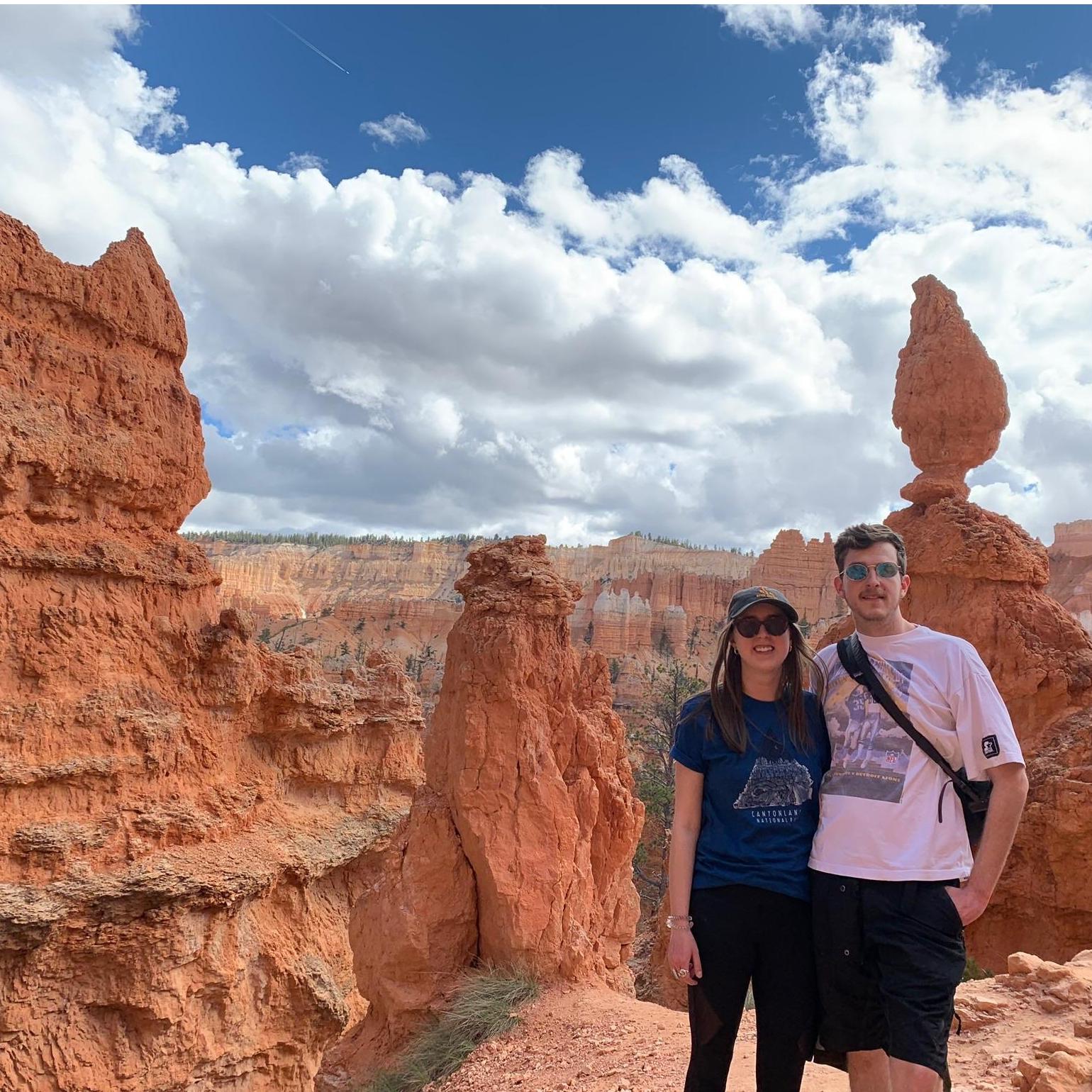 Over the summer we took an RV trip out West and hiked Bryce Canyon.