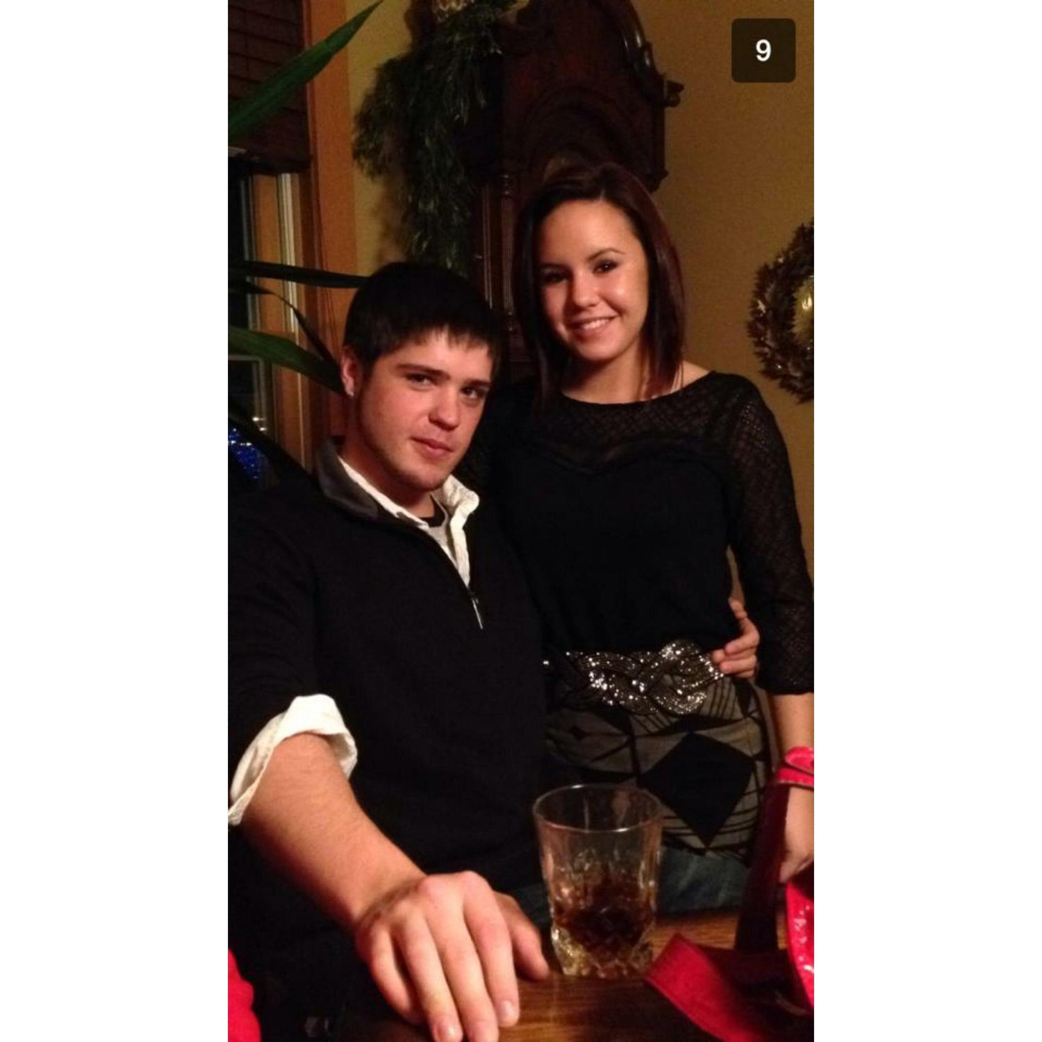 First Christmas together, the night he asked me to be his girlfriend.