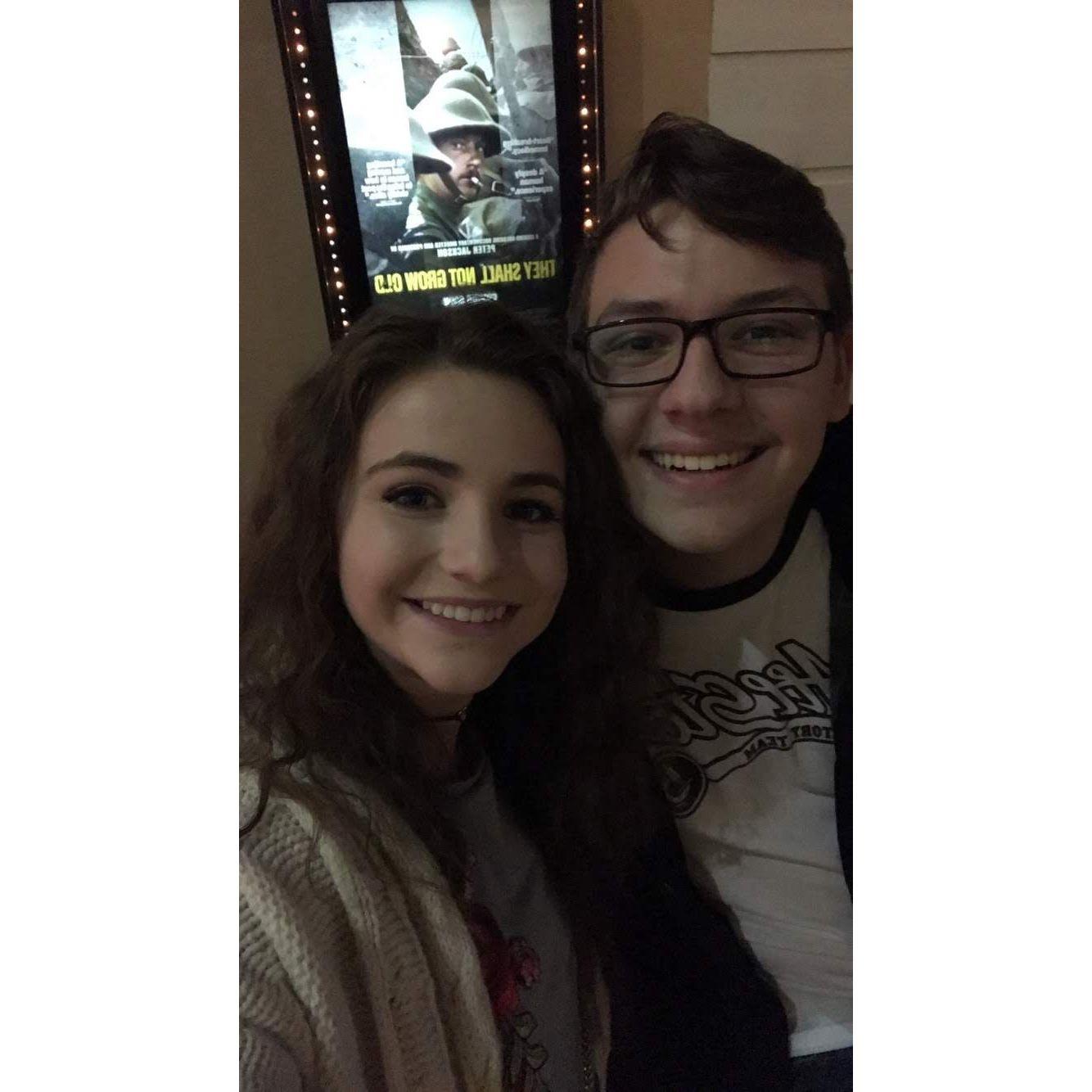 We loved our movie dates and we had the opportunity to watch remastered footage in theater. "They shall not grow old" is a 10/10 recommend