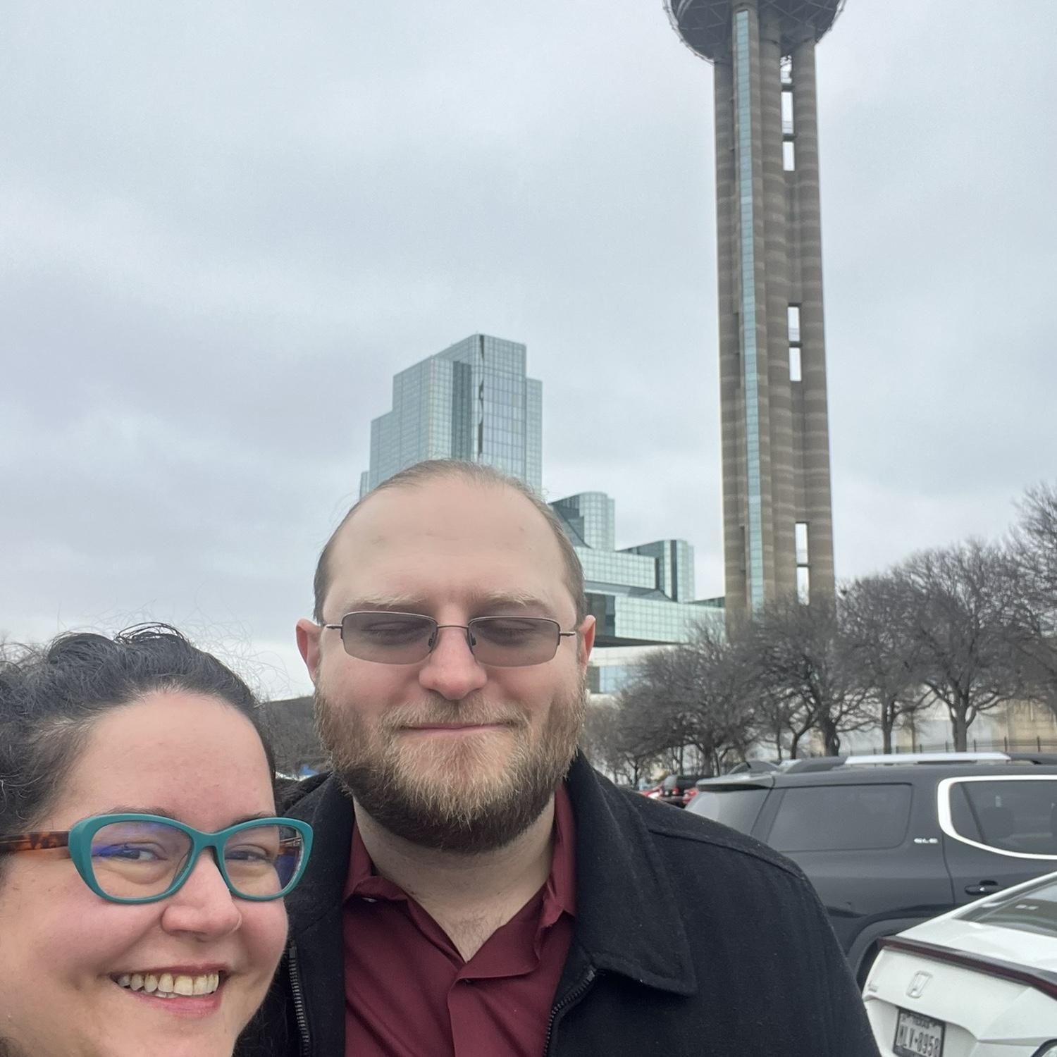 Anniversary downtown Dallas in the Ball!!!