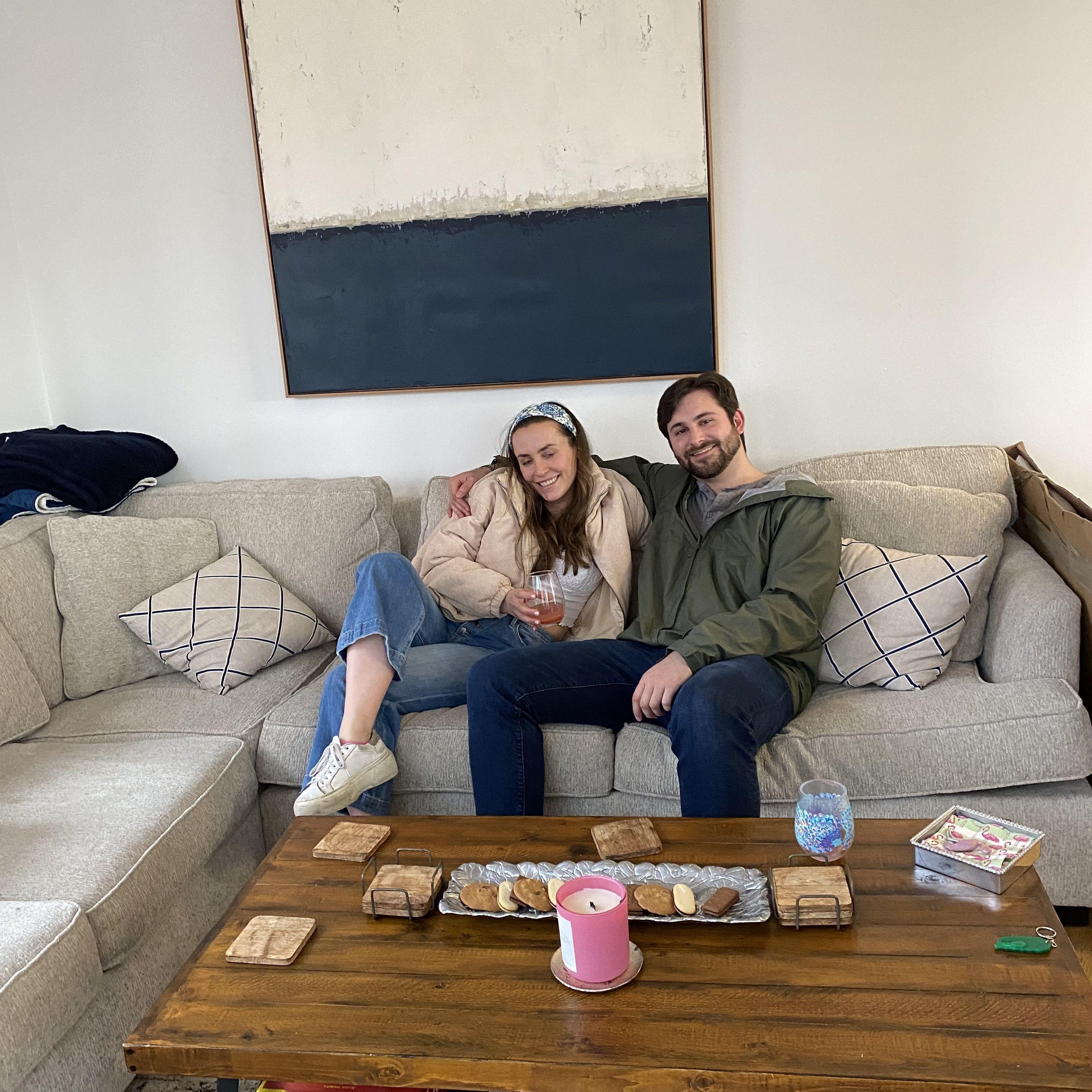Our first apartment together!