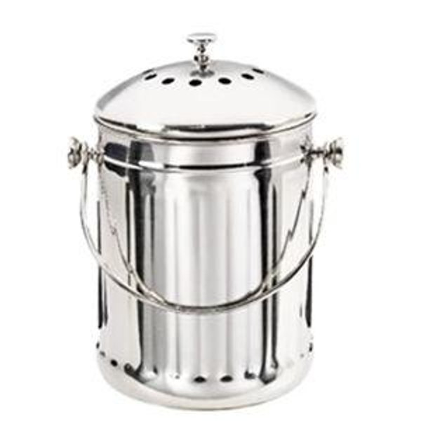 Stainless Steel Compost Pail (1.5 gallon)