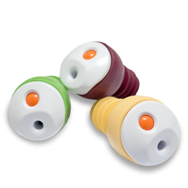 Oliso Freshkeeper Bottle Stoppers, Set of 3