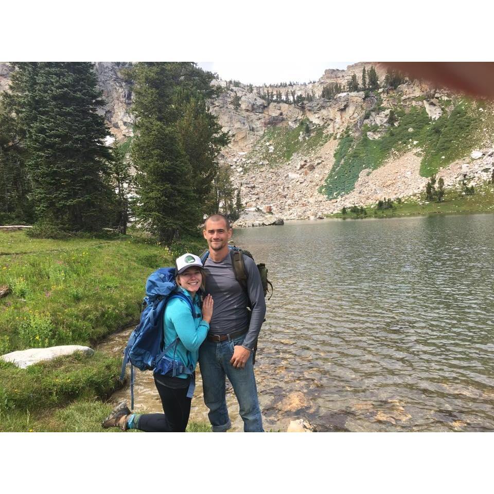 Fun Fact - Marne had a hitchhiking chipmunk in her backpack here and had no idea until we got back to our campsite after this 14+ mile hike and found him rapped up in her emergency blanket!