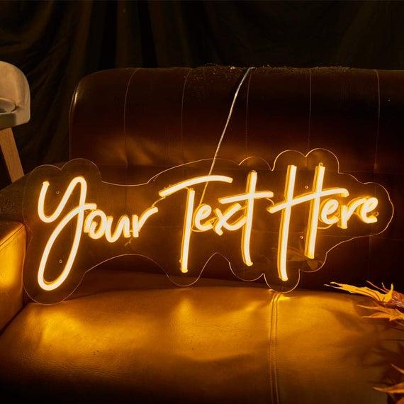 Custom Neon Sign/ Neon Name Sign/ Neon Handmade Sign/ Customized Neon Sign/ Personalized Neon Sign/ Neon Sign for Bedroom/ Neon Art
