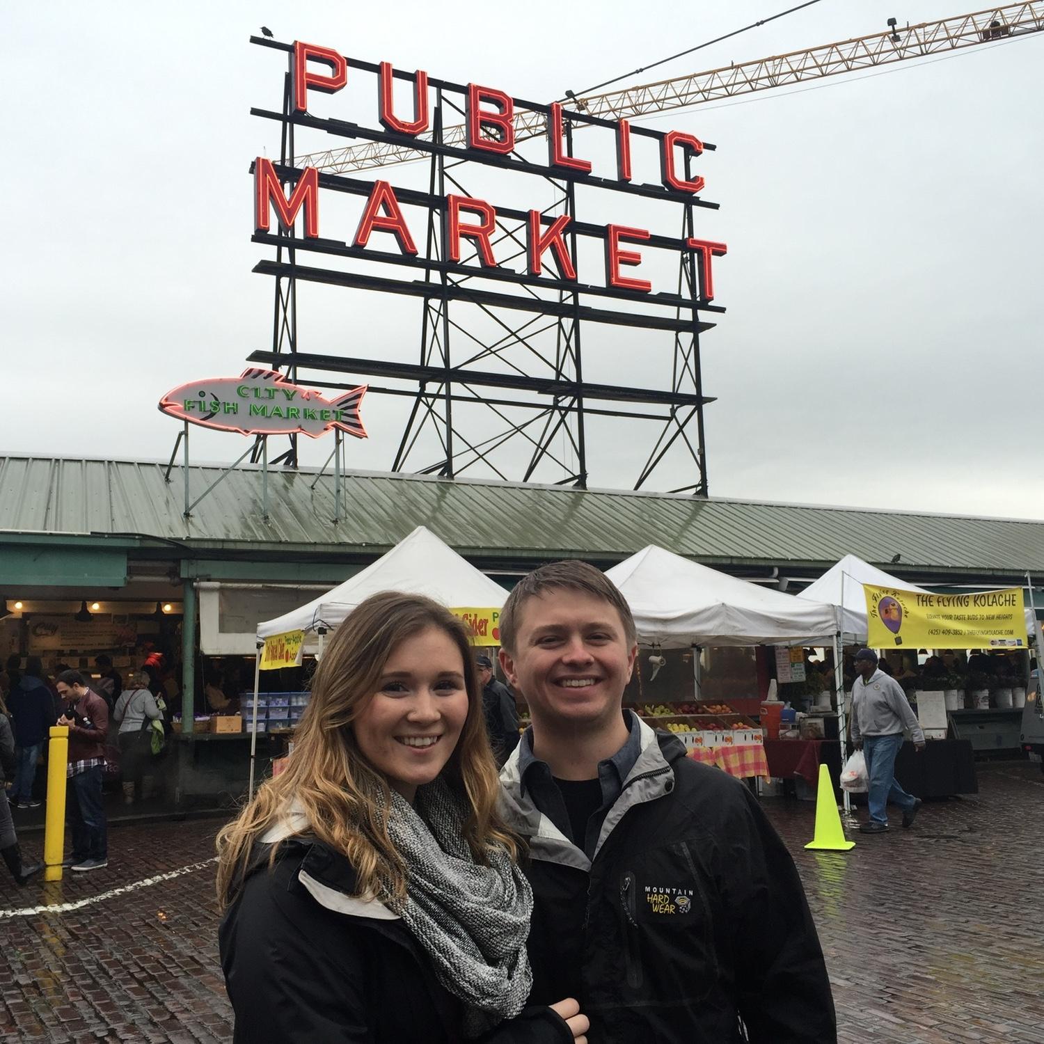 Our first date! Seattle, 2016
