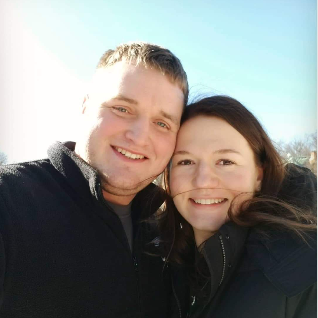 This photo was from one of our first dates, outdoor ice skating in Annapolis, MD.