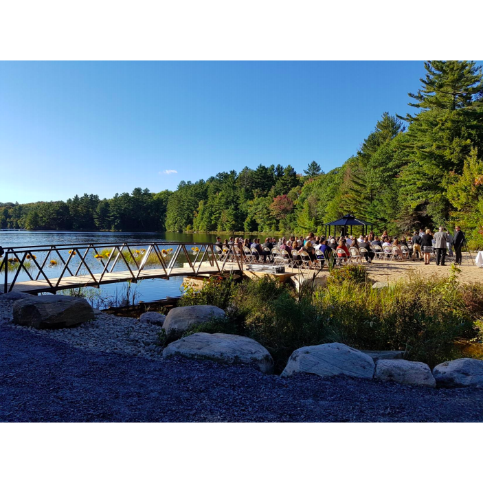 Ceremony Space!

With the lake and forest as their backdrop, look for "The Mansion" on the map to find the beautiful location James and Kayla plan to tie the knot!