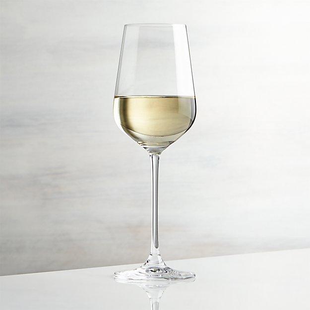 Crate & Barrell: Hip White Wine Glass