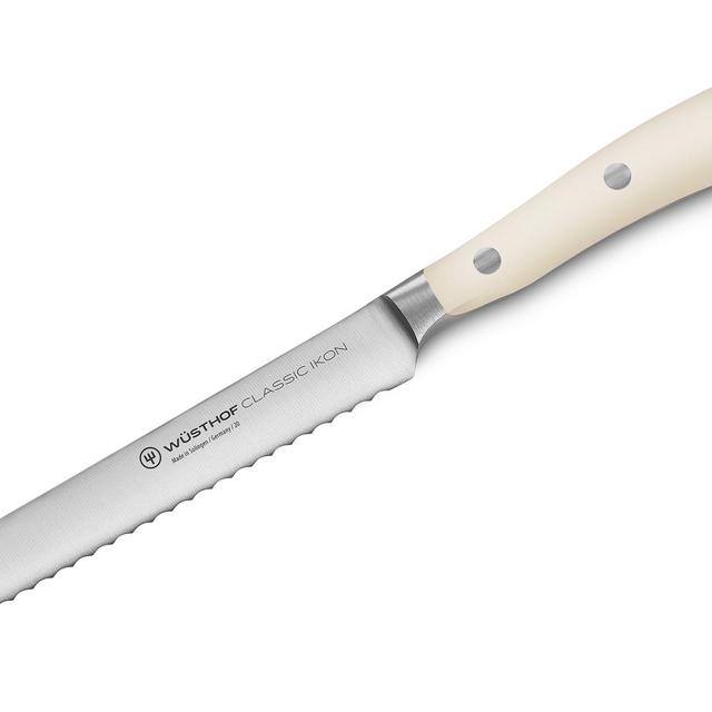 Wusthof Classic Ikon Creme 5" Serrated Utility Knife