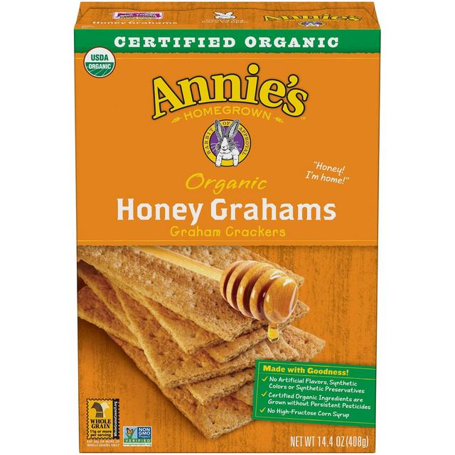 Annie's Homegrown Organic Honey Graham Crackers -14.4oz