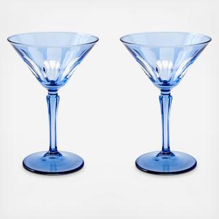 Rialto Acqua Martini Glass, Set of 2