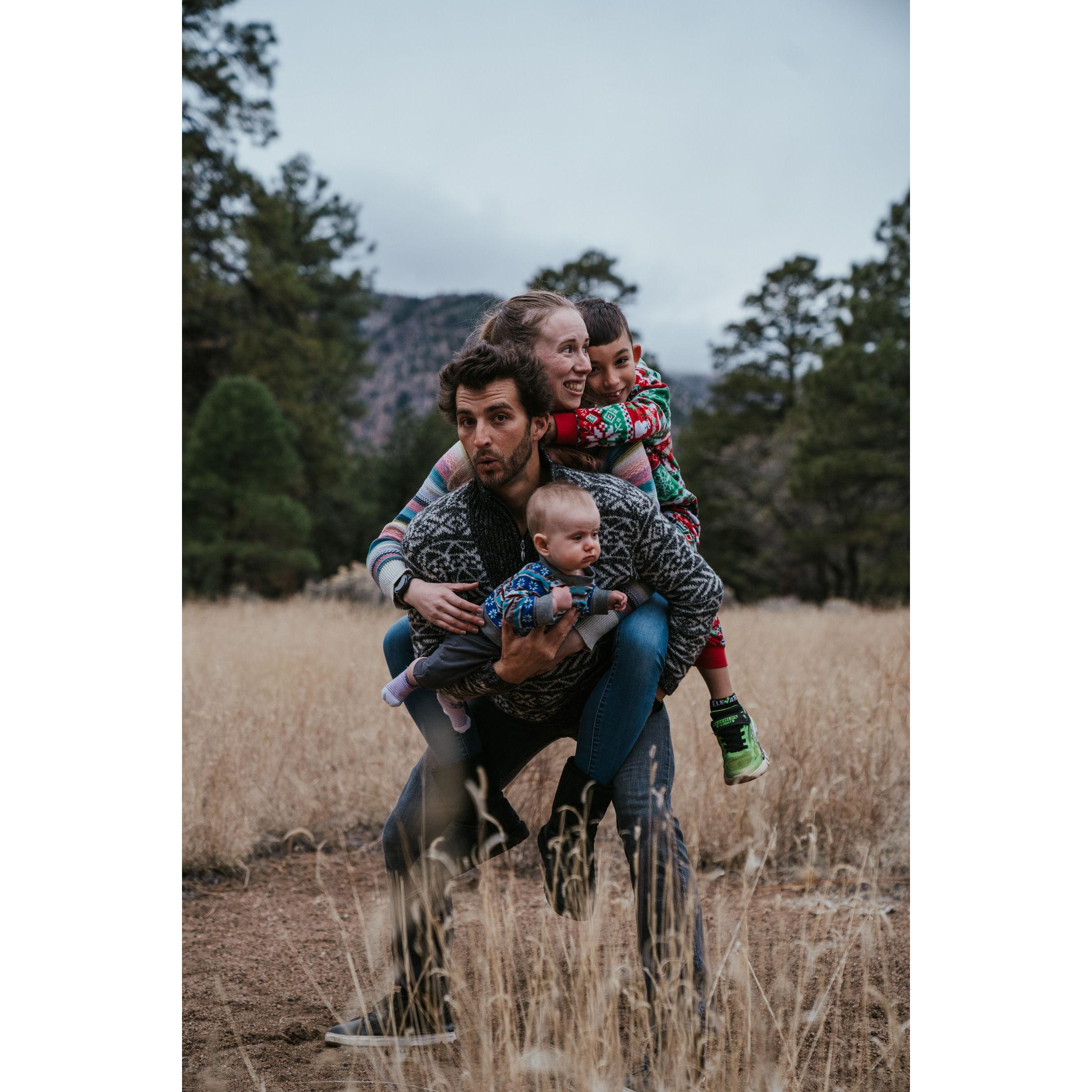 New addition of Wyatt to our family! Had to do some Christmas photos. - Sandy Seep, Flagstaff, AZ