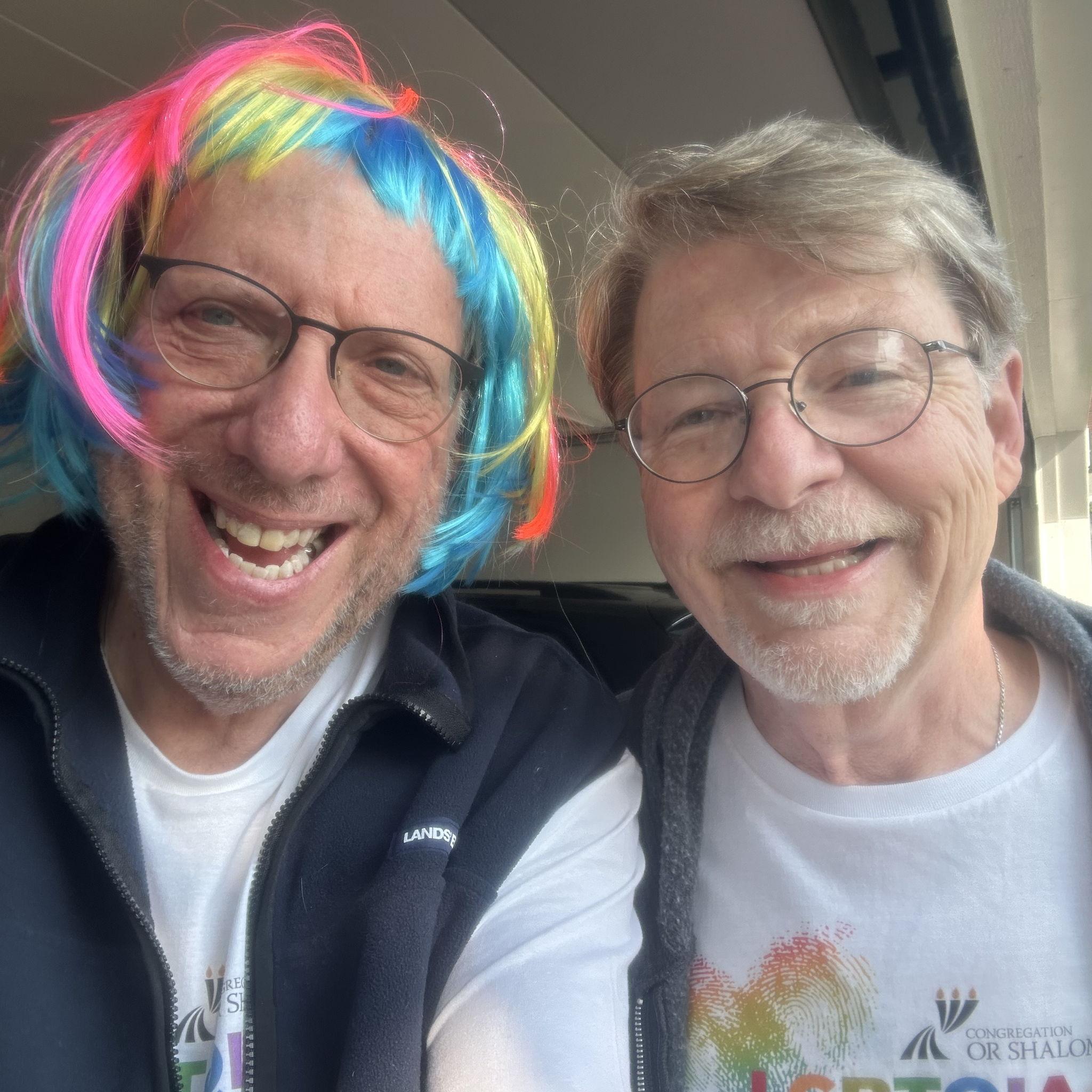 Chuck--bursting with gay pride