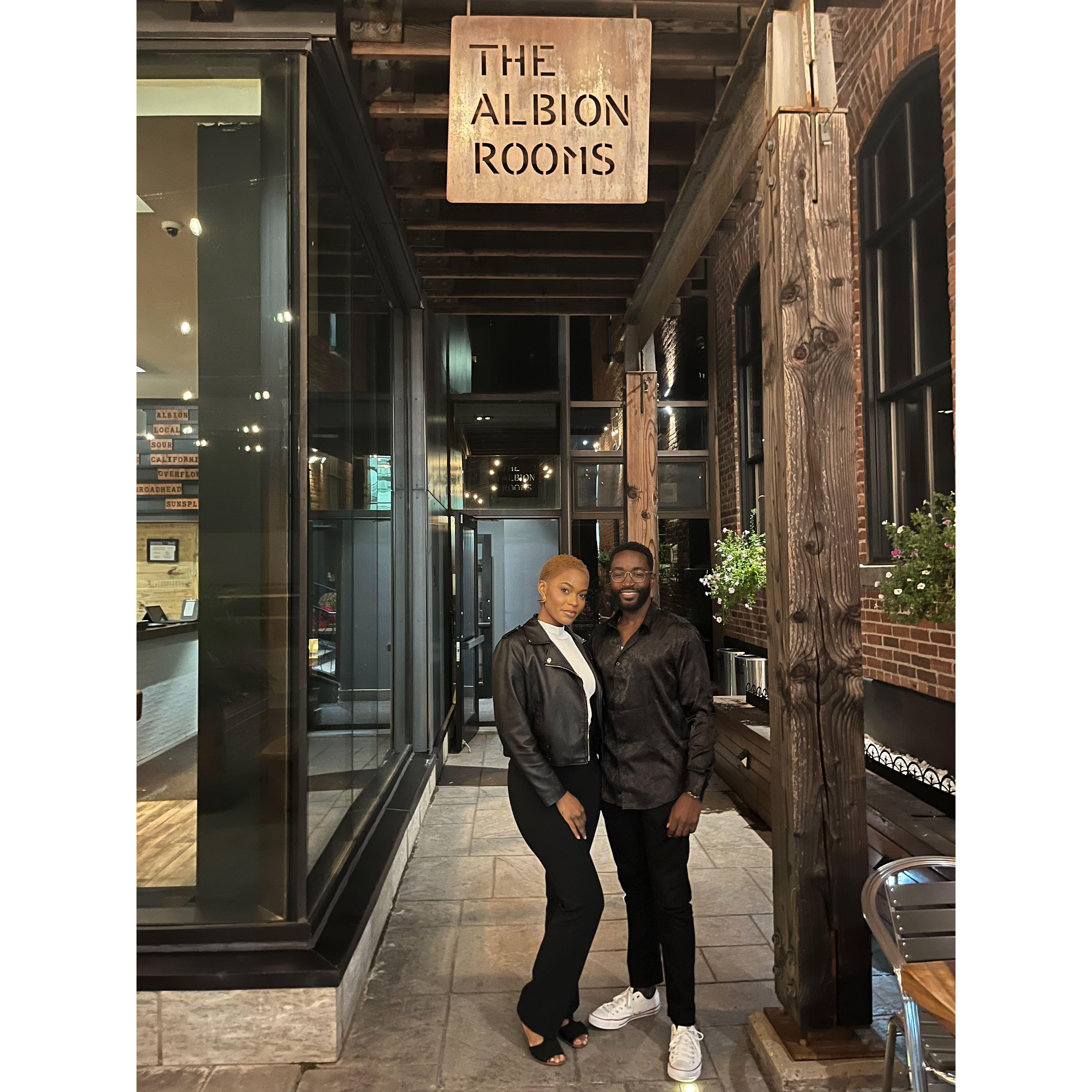 Our first date