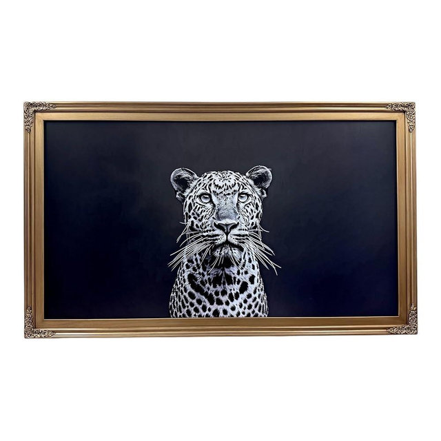 55 inch handmade ornate wood frame. For TCL Nxt Frame Tv. Antique Gold (not for use with other brands or models) (FITS 55 INCH TCL NXT TV)