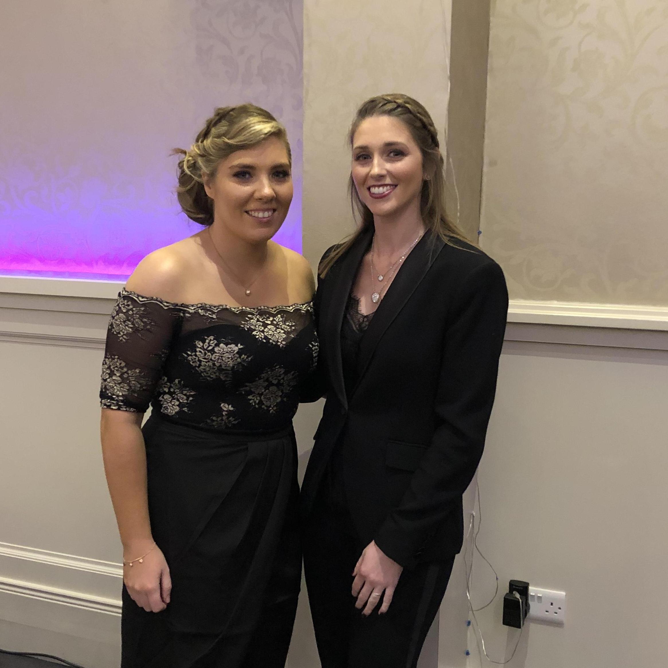 Aoife and bridesmaid Samantha
