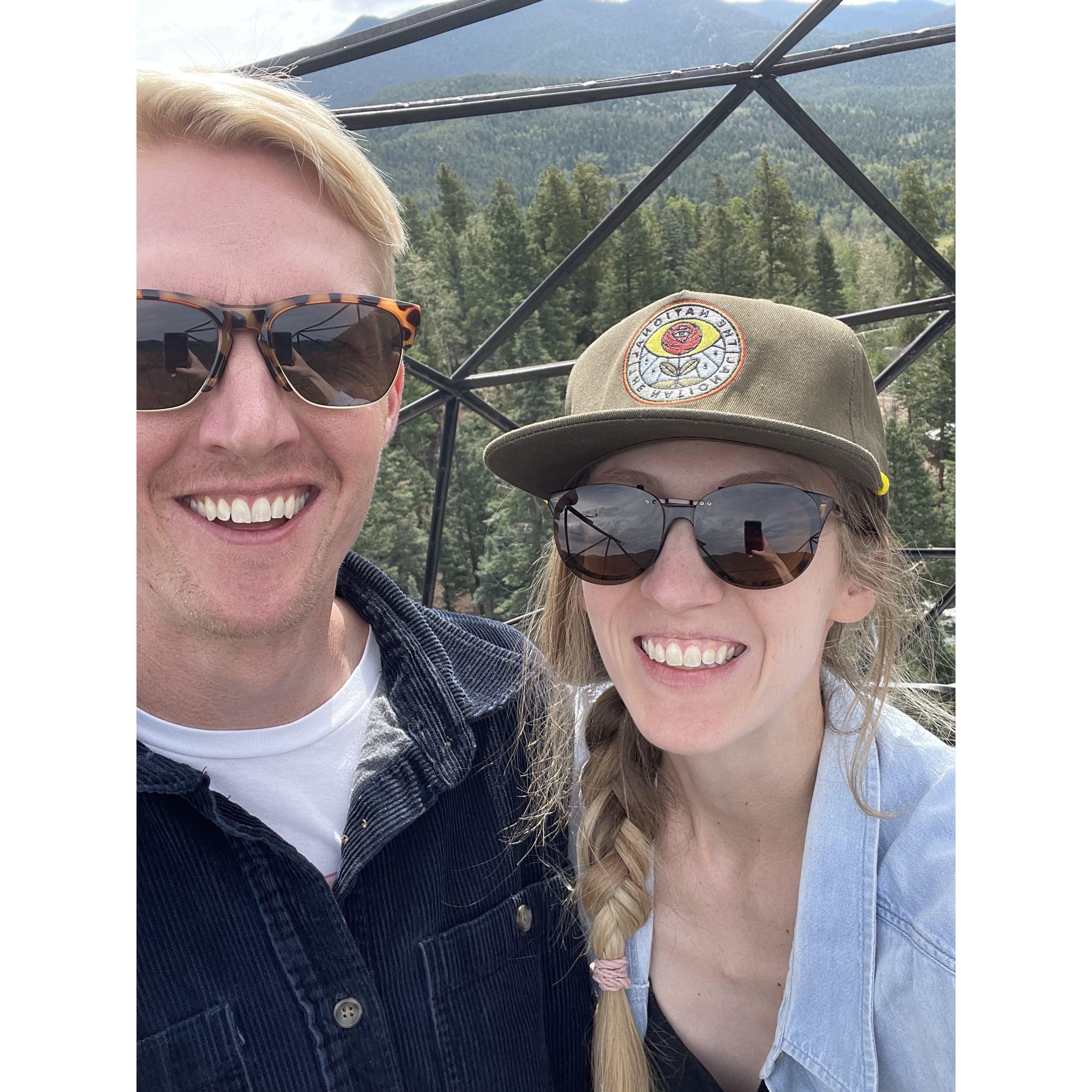 On top of a castle!
